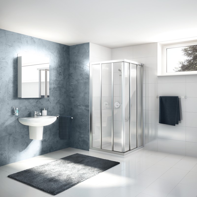 Allegra 3 Door Corner Entry