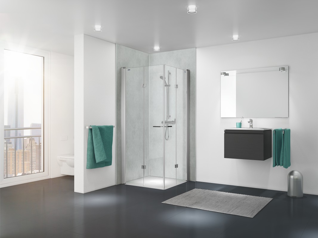 Allegra Plus Bi Fold Corner Entry